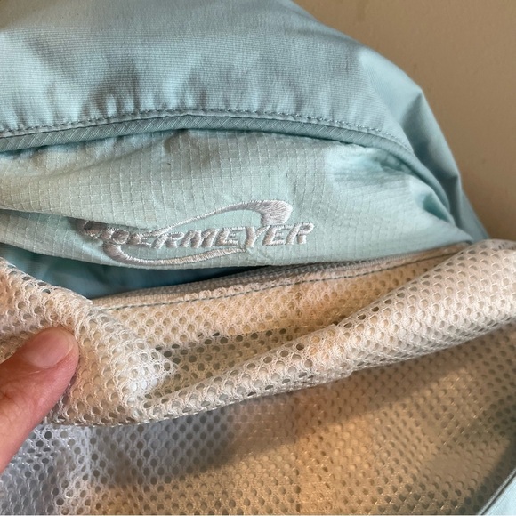 Obermeyer two-tone Dynamic ski/winter jacket Baby Blue - Picture 16 of 16